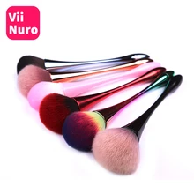ViiNuro فرشاة الأظافر تنظيف إزالة الغبار مسحوق مسمار الفن مانيكير باديكير لينة إزالة الغبار الاكريليك فرشاة نظيفة للعناية بالأظافر(China)
