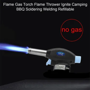 Tig Camping BBQ Flame Gas Torch Gas Burner Gun Flame ThrowerMaker Torch Lighter Automatic Piezoelectricity Ignite Soldering Tool
Tig Camping BBQ Flame Gas Torch Gas Burner Gun Flame ThrowerMaker Torch Lighter Automatic Piezoelectricity Ignite Soldering Tool