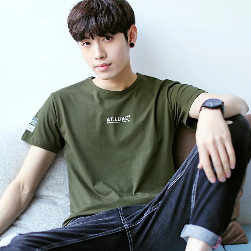 Korean Version of The Trend of Men's Clothing 2019 Summer New Men's Short-sleeved T-shirt Trend Men's Printing T-shirt
Korean Version of The Trend of Men's Clothing 2019 Summer New Men's Short-sleeved T-shirt Trend Men's Printing T-shirt
