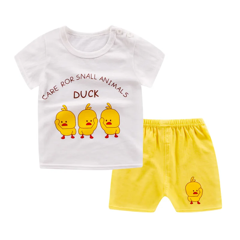 Yellow Duck Lovely Baby Girl Clothing Outfits Summer Baby Boy Fashion Clothing Sets
Yellow Duck Lovely Baby Girl Clothing Outfits Summer Baby Boy Fashion Clothing Sets