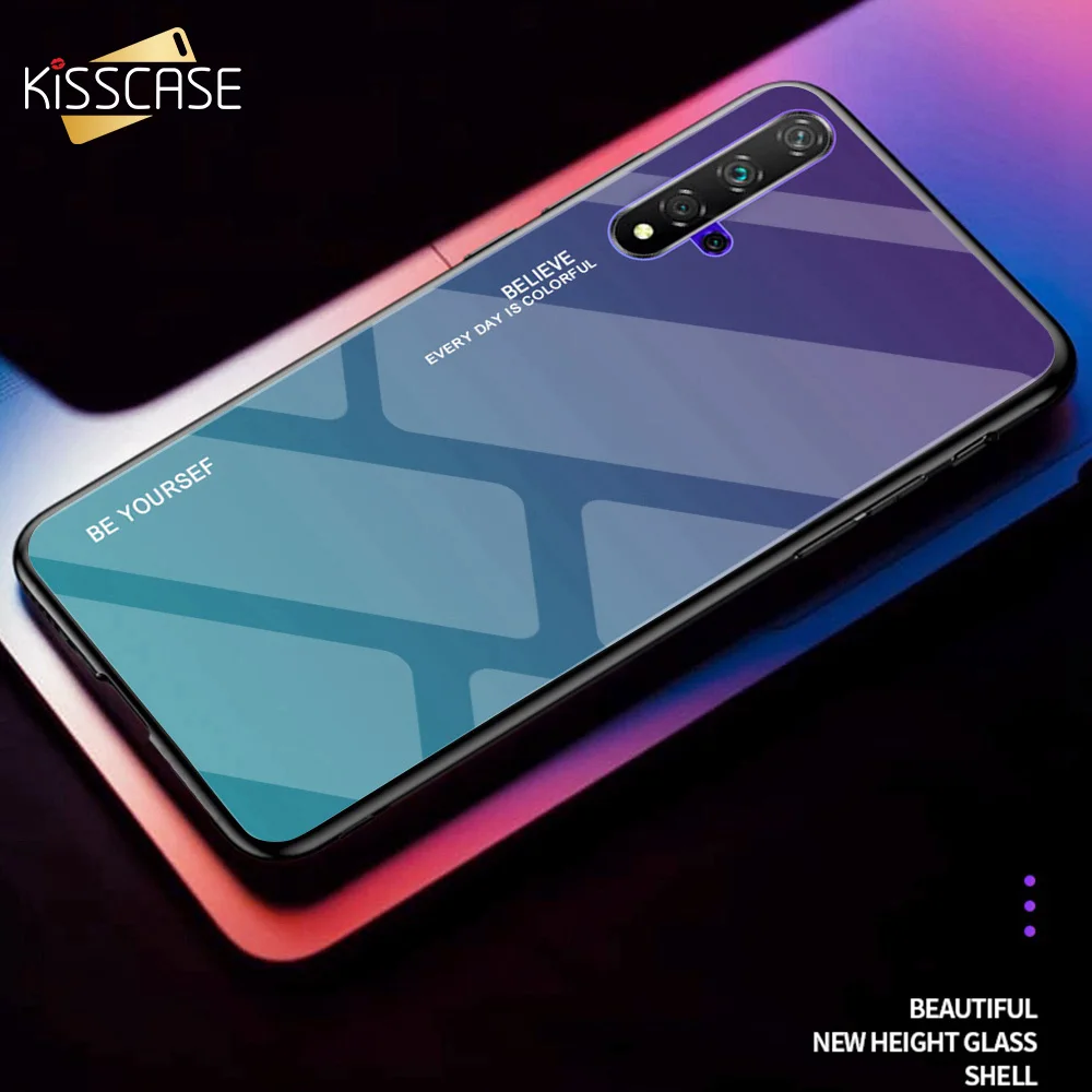 KISSCASE Tempered Glass Phone Case For Huawei 20 Pro Phone Covers Gradient Case For Huawei 20 Pro 360 Protective Back Cover
KISSCASE Tempered Glass Phone Case For Huawei 20 Pro Phone Covers Gradient Case For Huawei 20 Pro 360 Protective Back Cover