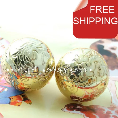 Free shipping.Precious 50mm handcarved baoding iron balls.Well combination of nobleness & artwork.Wood gift box.Limited edition.
Free shipping.Precious 50mm handcarved baoding iron balls.Well combination of nobleness & artwork.Wood gift box.Limited edition.