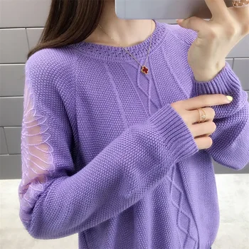 3981 (had 1 ranked no. 3)2020 spring new round collar sweater clip bright silk raglan sleeve lace embroidery ladies' 44
3981 (had 1 ranked no. 3)2020 spring new round collar sweater clip bright silk raglan sleeve lace embroidery ladies' 44