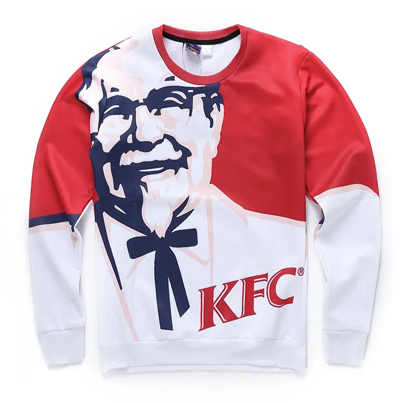 High quality 2019 fashion autumn men sweatshirt 3d KFC printed graphic crew neck sweatshirts pullover hoodies Sudaderas Hombre
High quality 2019 fashion autumn men sweatshirt 3d KFC printed graphic crew neck sweatshirts pullover hoodies Sudaderas Hombre