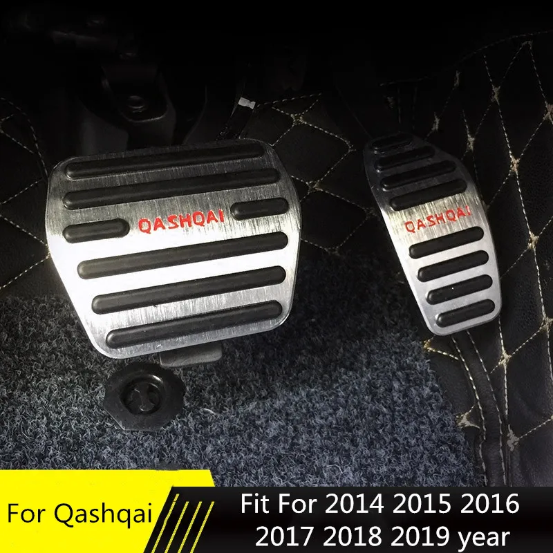 Aluminum alloy Car Styling Accelerator Gas Pedal Brake Pedal Cover For Nissan Qashqai J11 2014 - 2016 2017 2018 2019 Accessories
Aluminum alloy Car Styling Accelerator Gas Pedal Brake Pedal Cover For Nissan Qashqai J11 2014 - 2016 2017 2018 2019 Accessories