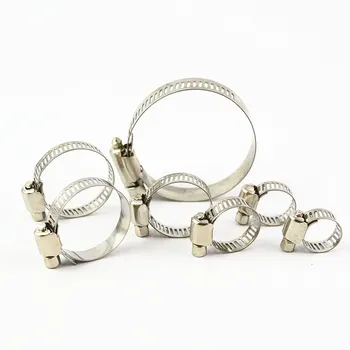 10Pcs Adjustable Screw Worm Drive Hose Clamp 304 Stainless Steel Hose Hoop Pipe Clamp Clip
10Pcs Adjustable Screw Worm Drive Hose Clamp 304 Stainless Steel Hose Hoop Pipe Clamp Clip
