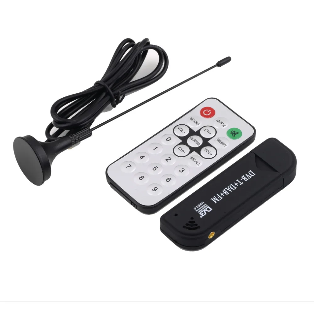 KEBIDUMEI Dongle Stick Digital TV Tuner Receiver USB2.0 DAB FM DVB-T RTL2832U f0012 SDR RTL-SDR +IR Remote +Antenna
KEBIDUMEI Dongle Stick Digital TV Tuner Receiver USB2.0 DAB FM DVB-T RTL2832U f0012 SDR RTL-SDR +IR Remote +Antenna