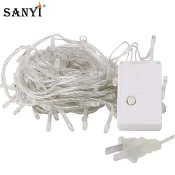Sanyi 10M 100 LED Garland String Lights 8 Modes Led Fairy Light for New Year Christmas Festival Party Wedding Home Decoration
Sanyi 10M 100 LED Garland String Lights 8 Modes Led Fairy Light for New Year Christmas Festival Party Wedding Home Decoration