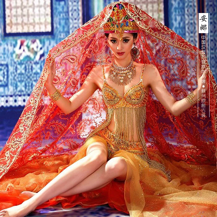 Anna Exotic Style Indian Princess Costume Saree for Photography or Stage Show Costume Hanfu
Anna Exotic Style Indian Princess Costume Saree for Photography or Stage Show Costume Hanfu