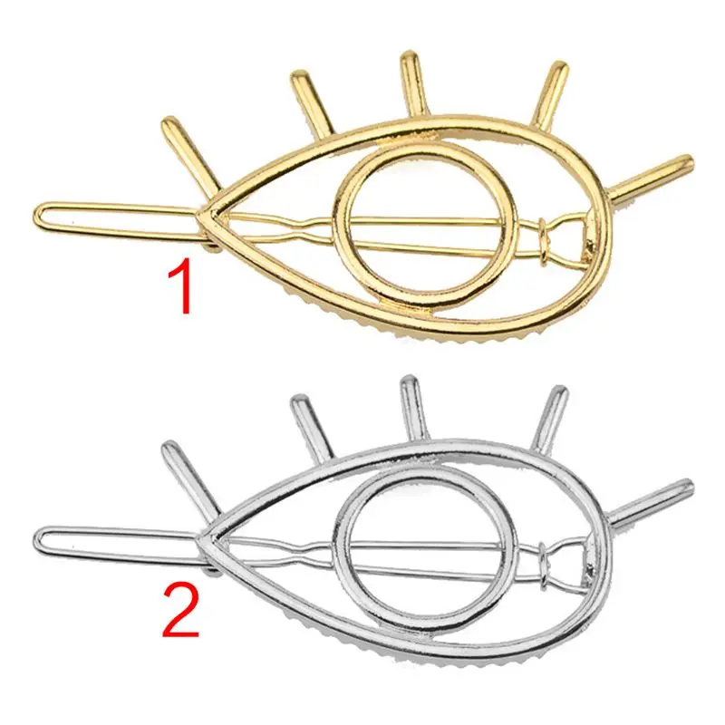 Minimalist Hollow Out Fatima Eye Shape Hair Clip Women Lady Metallic Geometric Snap Hairpins Anti-Slip Teeth Decorated Barrettes
Minimalist Hollow Out Fatima Eye Shape Hair Clip Women Lady Metallic Geometric Snap Hairpins Anti-Slip Teeth Decorated Barrettes