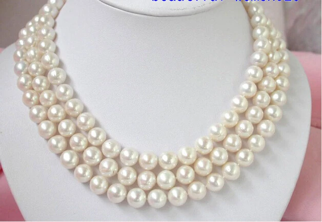 Free shipping >>>>>n655 Wonderful Big 11mm 3Strands White Pearl Necklace cameo Clasp
Free shipping >>>>>n655 Wonderful Big 11mm 3Strands White Pearl Necklace cameo Clasp