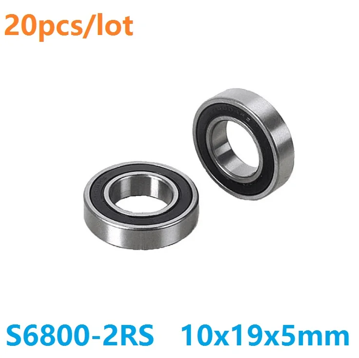 20 шт./лот ABEC-5 S6800-2RS S6800RS шарикоподшипник из нержавеющей стали 10x19x5 мм глубокий шаровой подшипник 10*19*5 6800
20 шт./лот ABEC-5 S6800-2RS S6800RS шарикоподшипник из нержавеющей стали 10x19x5 мм глубокий шаровой подшипник 10*19*5 6800