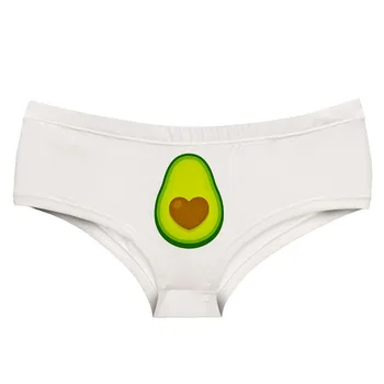 LEIMOLIS Avocado love white funny print sexy hot panties female kawaii Lovely underwear push up briefs women lingerie thongs
LEIMOLIS Avocado love white funny print sexy hot panties female kawaii Lovely underwear push up briefs women lingerie thongs