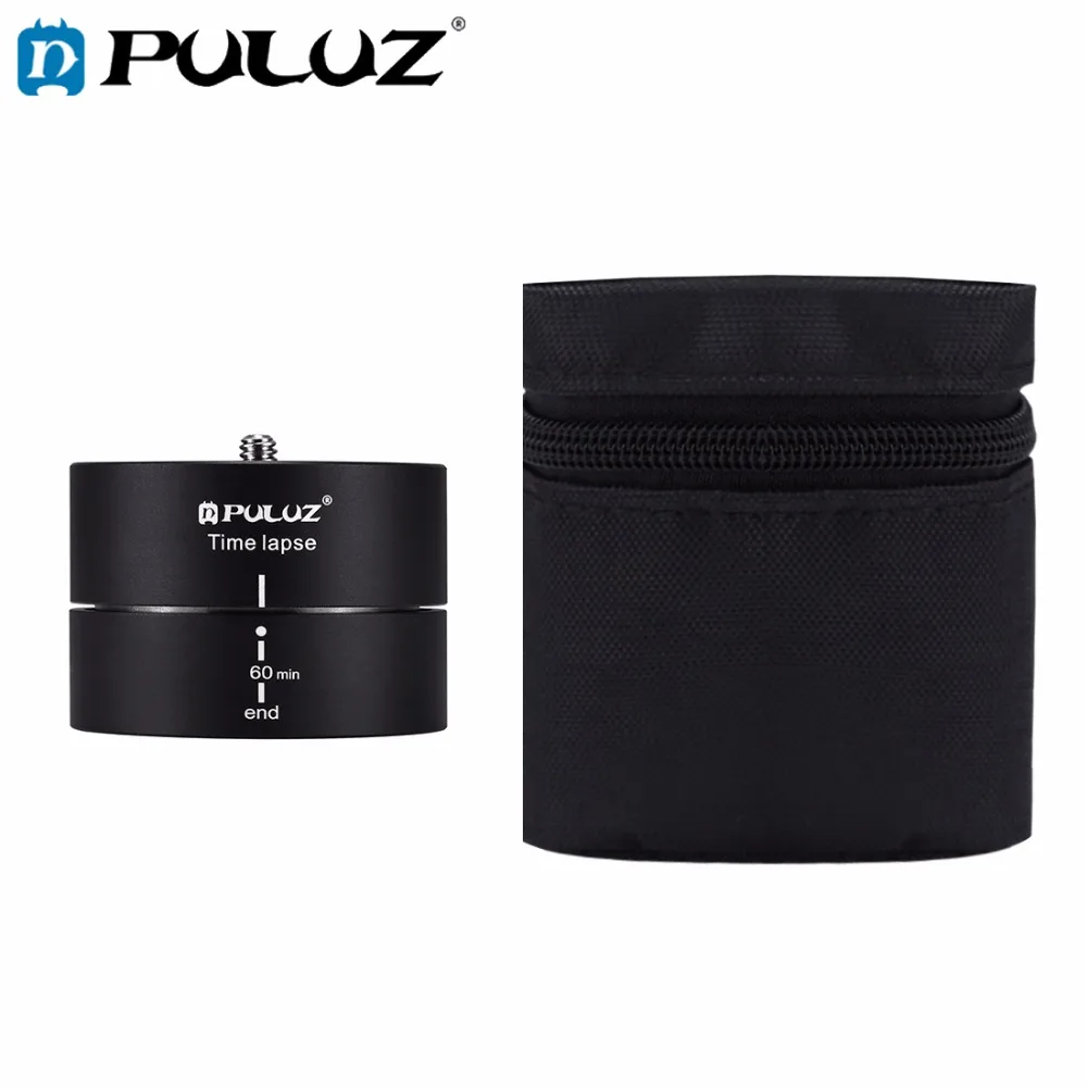 PULUZ Camra Time lapse 360 Panoramic Panning Rotation 60 Minutes Gopro Stabilizer Tripod Head Adapter Timelapse
PULUZ Camra Time lapse 360 Panoramic Panning Rotation 60 Minutes Gopro Stabilizer Tripod Head Adapter Timelapse
