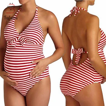 Maternity Swimwear One Piece Summer Pregnant Women Striped Print Bikini Beach Floral Ruffles Plus Fashion Maternity Swimsuit
Maternity Swimwear One Piece Summer Pregnant Women Striped Print Bikini Beach Floral Ruffles Plus Fashion Maternity Swimsuit