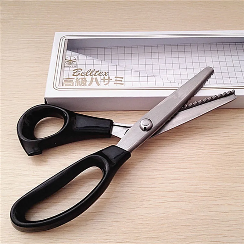 New 3/5/7mm Zigzag/Wave Professional Dressmaking Pinking Shears Fabric Leather Crafts Upholstery Tailor Zig Zag Cut Scissors
New 3/5/7mm Zigzag/Wave Professional Dressmaking Pinking Shears Fabric Leather Crafts Upholstery Tailor Zig Zag Cut Scissors