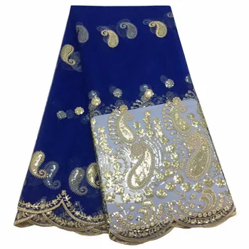 2019 Latest French Nigerian Laces Fabrics High Quality Tulle African Laces Fabric Wedding African French sequins Lace fabric
2019 Latest French Nigerian Laces Fabrics High Quality Tulle African Laces Fabric Wedding African French sequins Lace fabric