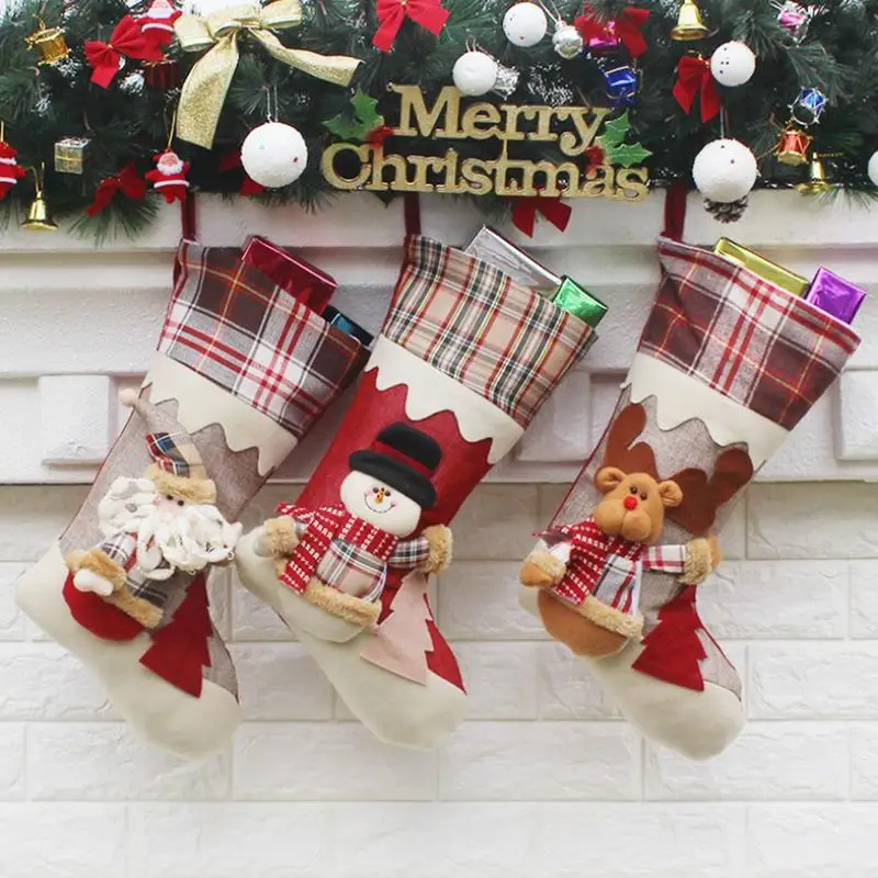 Christmas Stockings Santa Socks Gifts Candy Candy Bags Christmas Noel Decorative Home Christmas Tree Decorations
Christmas Stockings Santa Socks Gifts Candy Candy Bags Christmas Noel Decorative Home Christmas Tree Decorations