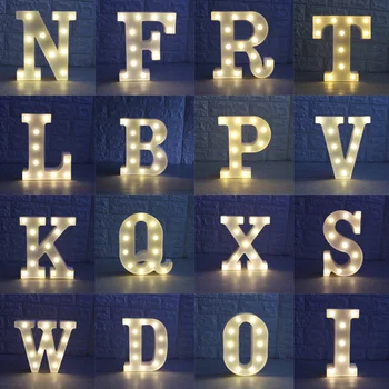 White Plastic Letter LED Night Light Marquee Sign Alphabet Lights Lamp Home Club Outdoor Indoor Wall Decor Christmas Home Decor
White Plastic Letter LED Night Light Marquee Sign Alphabet Lights Lamp Home Club Outdoor Indoor Wall Decor Christmas Home Decor
