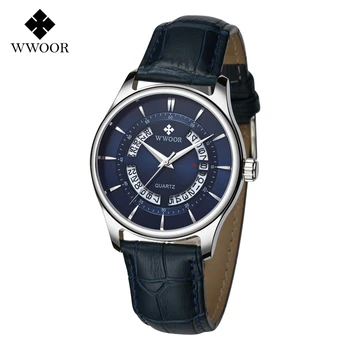WWOOR Mens Leather Watch Bands Quartz Auto Date Man Watches Fashion Business Calendar Wristwatches Relogio Masculino 8863
WWOOR Mens Leather Watch Bands Quartz Auto Date Man Watches Fashion Business Calendar Wristwatches Relogio Masculino 8863