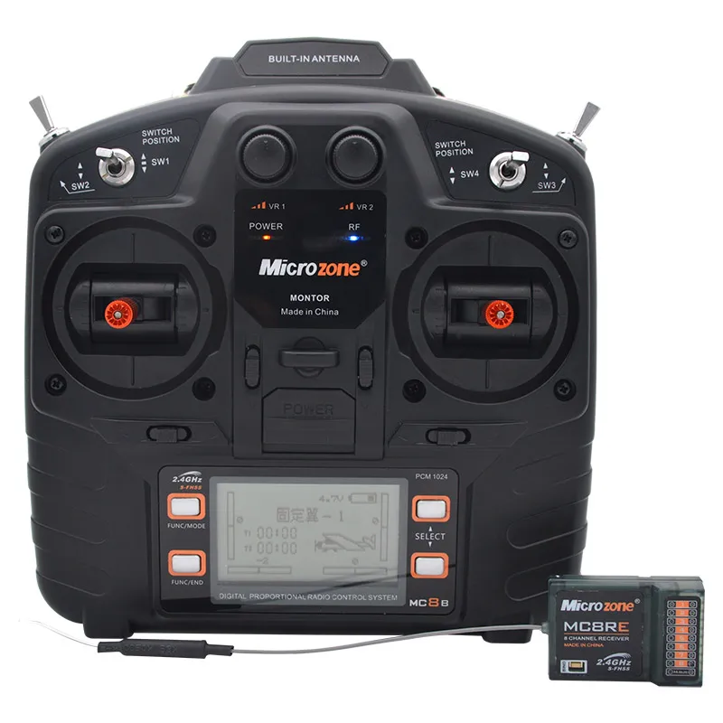 1PC MC8B 8A 8 Channels Remote Controller 2.4Ghz 4.2-6V Transmitter with MC8RE Receiver Module for RC Racing Quadcopter Drone
1PC MC8B 8A 8 Channels Remote Controller 2.4Ghz 4.2-6V Transmitter with MC8RE Receiver Module for RC Racing Quadcopter Drone