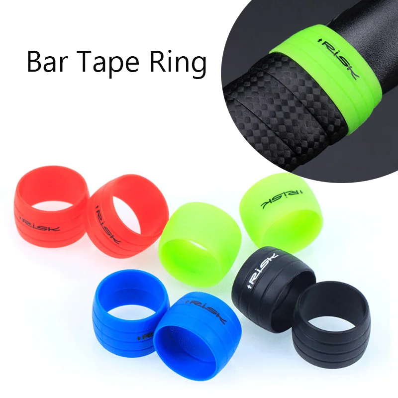 RISK 1 pair Bicycle Handlebar Tape Fixed Ring Rubber Anti-skip Road Bike Plugs for Handle bar Tape
RISK 1 pair Bicycle Handlebar Tape Fixed Ring Rubber Anti-skip Road Bike Plugs for Handle bar Tape