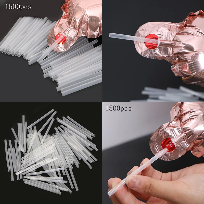 1500pcs Balloon Blowing Straw Inflator Aluminum Balloon Transparent Plastic Tube for Home Birthday Party Wedding Decoration 8cm
1500pcs Balloon Blowing Straw Inflator Aluminum Balloon Transparent Plastic Tube for Home Birthday Party Wedding Decoration 8cm