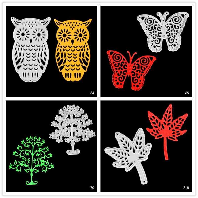AZSG Owl Butterfly tree leaves Cutting Dies for DIY Scrapbooking Decoretive Embossing Stencial DIY Decoative Cards die cutter
AZSG Owl Butterfly tree leaves Cutting Dies for DIY Scrapbooking Decoretive Embossing Stencial DIY Decoative Cards die cutter