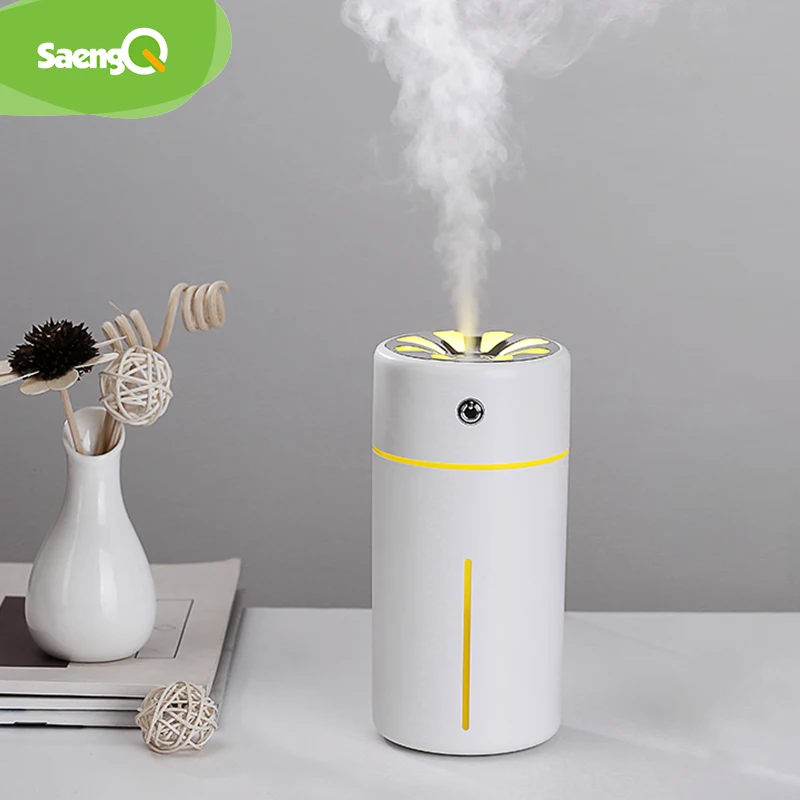 saengQ 360ml Mini Air Humidifier USB Ultrasonic Humidifier Car Aroma Diffuser Electric Essential Oil Diffuser Cup LED Lights
saengQ 360ml Mini Air Humidifier USB Ultrasonic Humidifier Car Aroma Diffuser Electric Essential Oil Diffuser Cup LED Lights