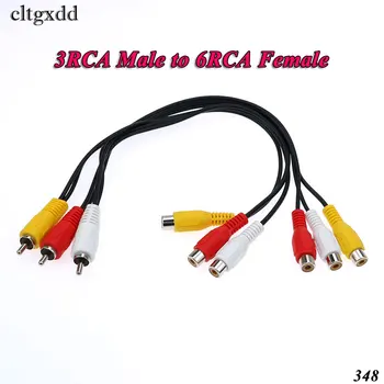cltgxdd RCA Cable 3 RCA Male Jack to 6 RCA Female Plug Splitter Audio Video AV Adapter Cable
cltgxdd RCA Cable 3 RCA Male Jack to 6 RCA Female Plug Splitter Audio Video AV Adapter Cable