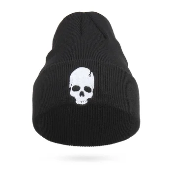 Cool Embroidery Skull Head Beanies For Men Winter Cap Women's Acrylic Black Skiing Hat Stretch Hip-Hop Skullies Warm Hats Male
Cool Embroidery Skull Head Beanies For Men Winter Cap Women's Acrylic Black Skiing Hat Stretch Hip-Hop Skullies Warm Hats Male