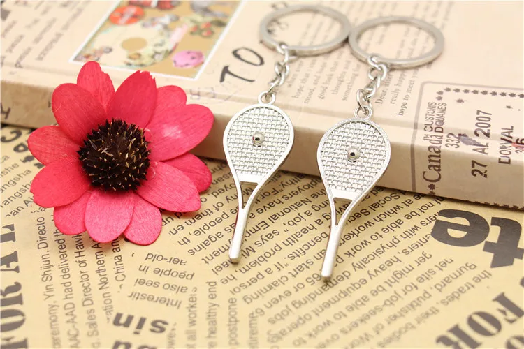 Metal keychains Tennis racket key ring simulation mini key chain Campaigners ornaments gifts for best friend Keychain for women
Metal keychains Tennis racket key ring simulation mini key chain Campaigners ornaments gifts for best friend Keychain for women