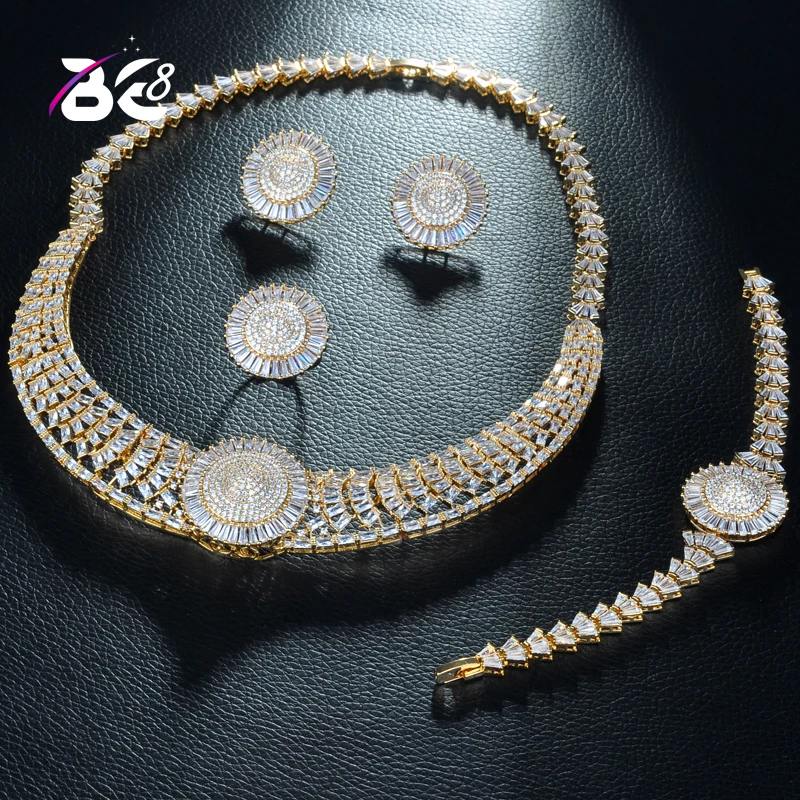 Be 8 New Luxury Design Round Bridal Jewelry Sets for Women Elegent Mirco Cubic Zircon Paved 4pcs Wedding Sets Bijoux Femme S279
Be 8 New Luxury Design Round Bridal Jewelry Sets for Women Elegent Mirco Cubic Zircon Paved 4pcs Wedding Sets Bijoux Femme S279