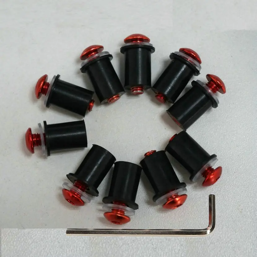 red M5 Windscreen Screws Windshield screw bolt Kit Universally suits for SUZUKI for Yamaha for Kawasaki for Honda
red M5 Windscreen Screws Windshield screw bolt Kit Universally suits for SUZUKI for Yamaha for Kawasaki for Honda