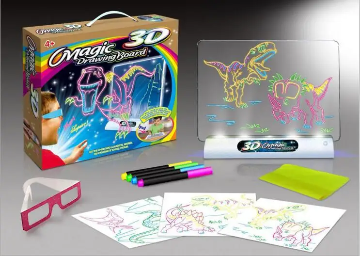 3D Magic Drawing Board Flash Board Toy 3D Colorful Pen Painting Tablet For Children Gift
3D Magic Drawing Board Flash Board Toy 3D Colorful Pen Painting Tablet For Children Gift