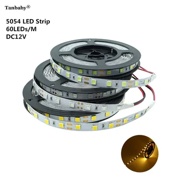 5054 LED Strip Light DC12V 60 LEDs/m 300led 5m/lot SMD5054 Brighter than SMD 5050 2835 5630 Red/White/Warm White/Green/Blue
5054 LED Strip Light DC12V 60 LEDs/m 300led 5m/lot SMD5054 Brighter than SMD 5050 2835 5630 Red/White/Warm White/Green/Blue