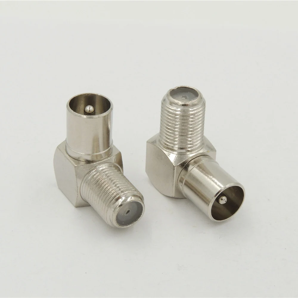 50pcs F Female Jack to Right Angle TV Plug Male RF Adapter Coaxial Coax Connector
50pcs F Female Jack to Right Angle TV Plug Male RF Adapter Coaxial Coax Connector