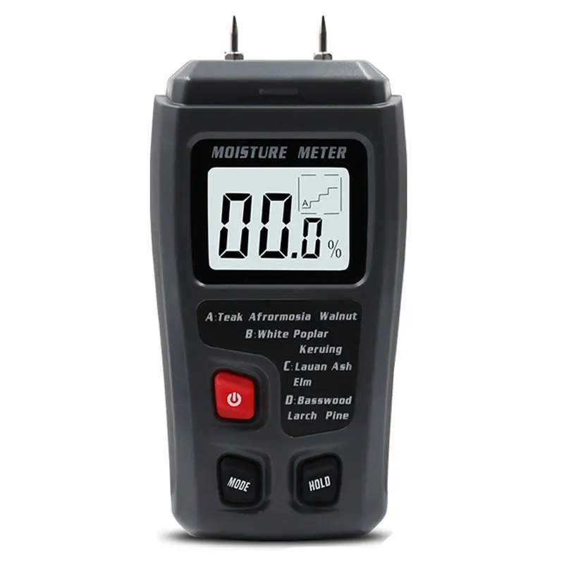 0-99.9% Two Pins Digital Wood Moisture Meter Wood Humidity Tester Hygrometer Timber Damp Detector Large LCD Display
0-99.9% Two Pins Digital Wood Moisture Meter Wood Humidity Tester Hygrometer Timber Damp Detector Large LCD Display