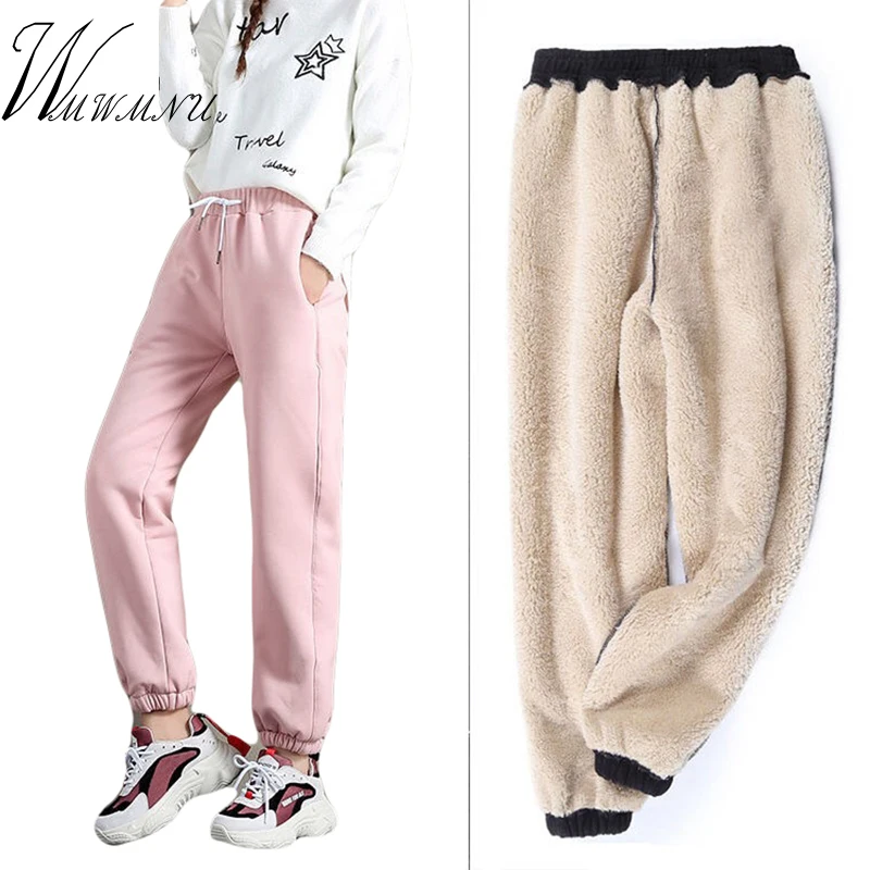 Autumn Winter Lamb Harem Pants Women High Quality Solid Colors Lace Up High Waist Trousers And Ladies Casual Hip Hop Loose Pants
Autumn Winter Lamb Harem Pants Women High Quality Solid Colors Lace Up High Waist Trousers And Ladies Casual Hip Hop Loose Pants