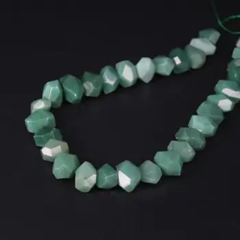 15.5"/strand Faceted Aventurine Nugget Pendant Beads,Natural Green Gems Stone Jades Cut Nugget Loose Beads Bulk Jewelry Making
15.5"/strand Faceted Aventurine Nugget Pendant Beads,Natural Green Gems Stone Jades Cut Nugget Loose Beads Bulk Jewelry Making