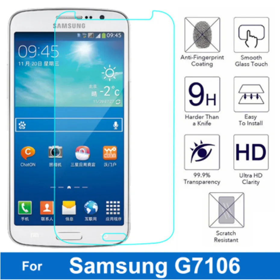 For Samsung galaxy Grand 2 Duos G7102 G7105 G7106 G7108 G7109 tempered glass ultra-thin protective glass for samsung G7106
For Samsung galaxy Grand 2 Duos G7102 G7105 G7106 G7108 G7109 tempered glass ultra-thin protective glass for samsung G7106