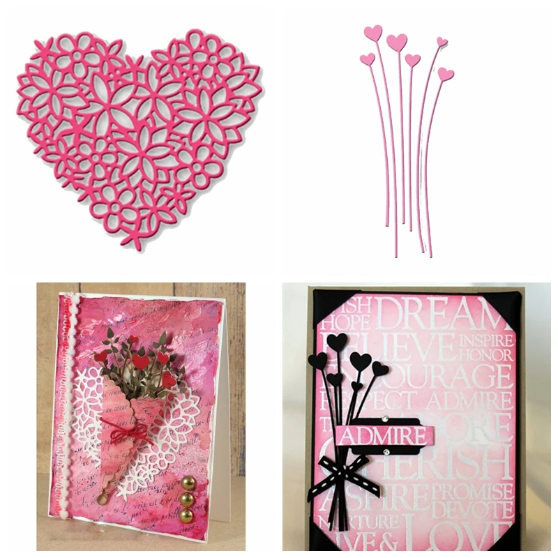 Heart Flower Metal Cutting Dies Stencils For DIY Scrapbooking Decorative Embossing Valentine Handcraft Die Cut Template 2019
Heart Flower Metal Cutting Dies Stencils For DIY Scrapbooking Decorative Embossing Valentine Handcraft Die Cut Template 2019