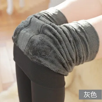 Women's Winter Leggings Warm Super Elastic Faux Velvet Winter Thick Slim Leggings Cashmere Thick Trousers Female 
Women's Winter Leggings Warm Super Elastic Faux Velvet Winter Thick Slim Leggings Cashmere Thick Trousers Female