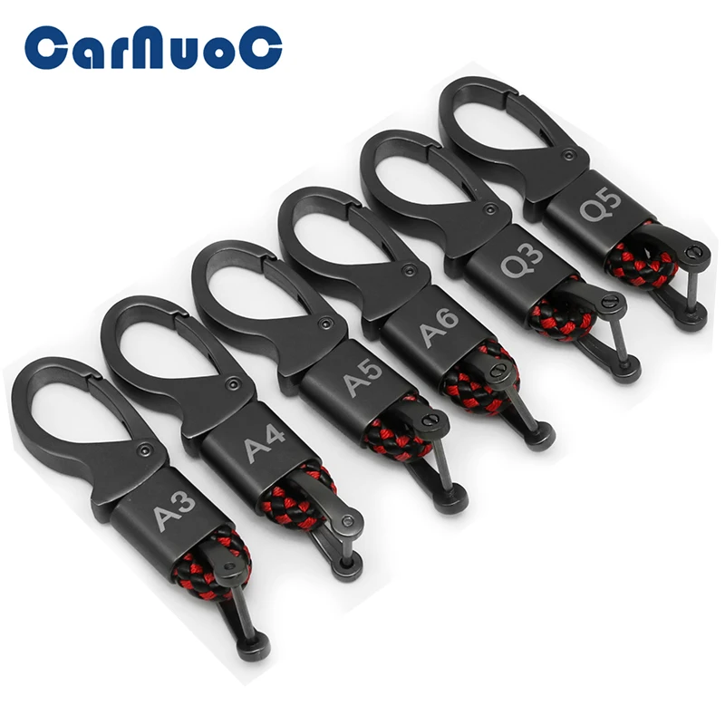 Fashion Leather Metal Car-Styling Keychain Car And Home Key Ring Holder Housekeeper For audi A3 A4 A5 A6 Q3 Q5 Car Accessories
Fashion Leather Metal Car-Styling Keychain Car And Home Key Ring Holder Housekeeper For audi A3 A4 A5 A6 Q3 Q5 Car Accessories
