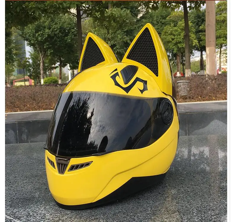 Cat ears motorcycle helmet men's personality cool full face helmet locomotive anti-fog ladies cat ears pink helmet fast ship
Cat ears motorcycle helmet men's personality cool full face helmet locomotive anti-fog ladies cat ears pink helmet fast ship