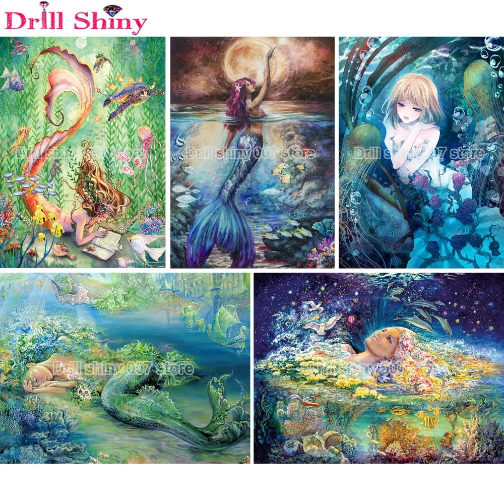 NEW 5D DIY Full square/round drill Diamond Painting 'Sea Mermaid fairy' Diamond Embroidery cross stitch wall decor handcraft
NEW 5D DIY Full square/round drill Diamond Painting 'Sea Mermaid fairy' Diamond Embroidery cross stitch wall decor handcraft