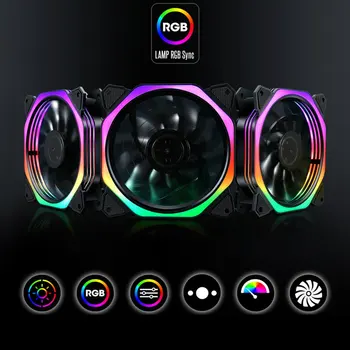 RGB Light CPU Cooler Cooling Fan Ultra Quiet Durable Aluminum PC Silent Cooling Fan CPU Cooler Heat Sink For Computer
RGB Light CPU Cooler Cooling Fan Ultra Quiet Durable Aluminum PC Silent Cooling Fan CPU Cooler Heat Sink For Computer