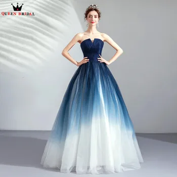 Ball Gown Strapless Blue White Tulle Evening Dresses 2020 New Fashion Evening Gowns JK06M
Ball Gown Strapless Blue White Tulle Evening Dresses 2020 New Fashion Evening Gowns JK06M