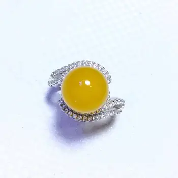 Japan Yida Silver Wholesale S925 Sterling Silver Inlaid Pure Natural Chalcedony Opening Ball Ring Chrysanthemum Chrome Ring
Japan Yida Silver Wholesale S925 Sterling Silver Inlaid Pure Natural Chalcedony Opening Ball Ring Chrysanthemum Chrome Ring