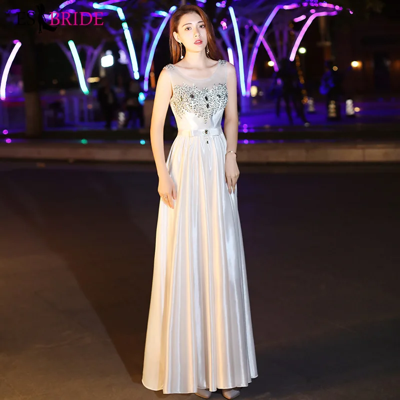 Evening Dresses Long White Simple Sexy Backless Sleeveless 2019 Elegant Floor-Length Wedding Party Gowns Robe De Soiree ES1421
Evening Dresses Long White Simple Sexy Backless Sleeveless 2019 Elegant Floor-Length Wedding Party Gowns Robe De Soiree ES1421
